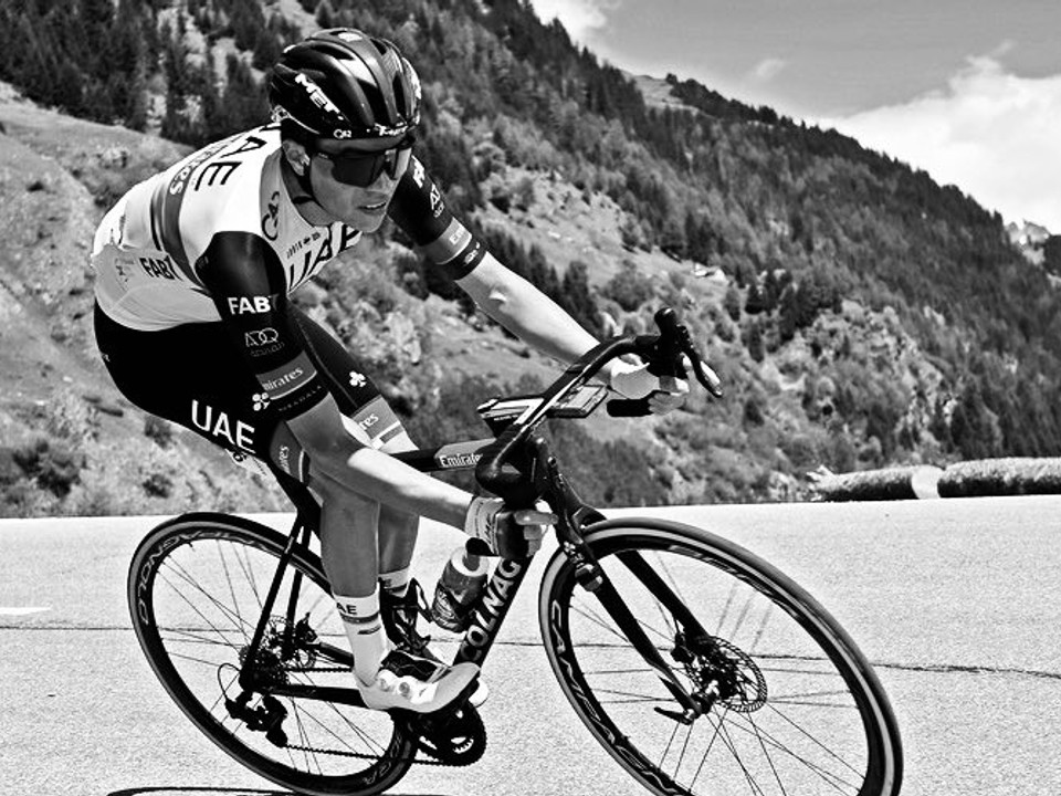 Kolumbijský cyklista Cristian Muňoz 