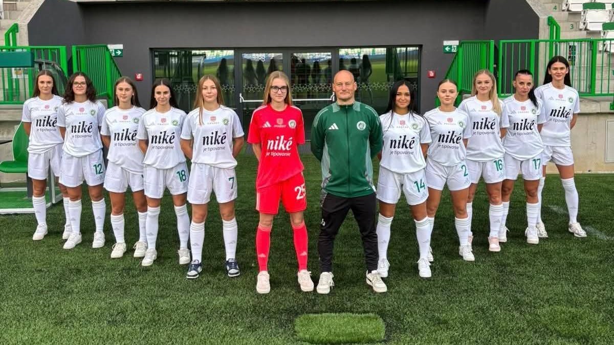 Futbalové družstvo žien Tatrana Prešov.