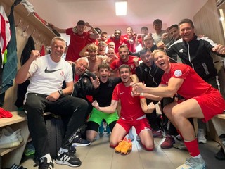 Futbalisti ŠKF Sereď.