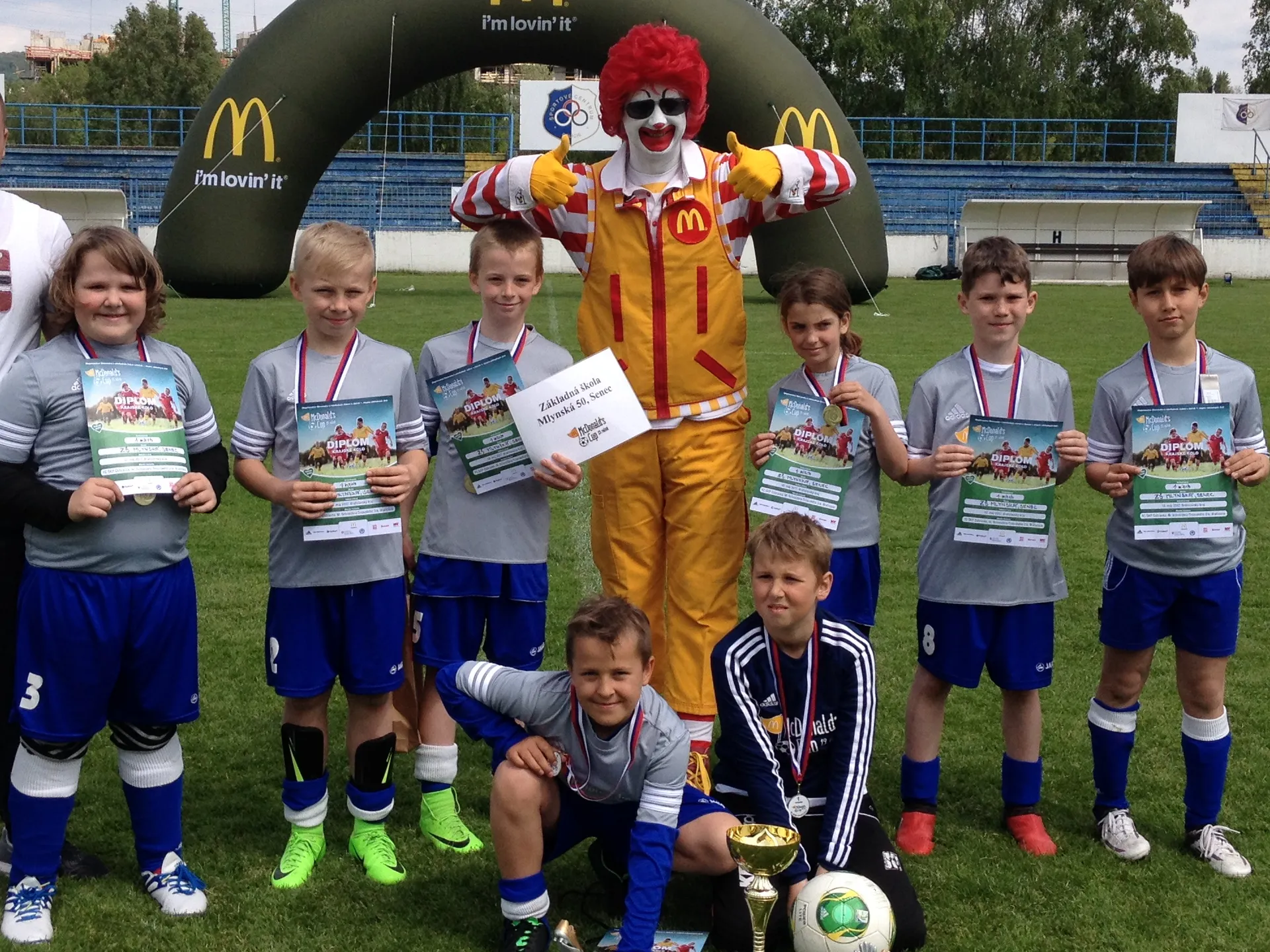 ZŠ Mlynská, Senec víťazom krajského kola Mc Donald´s Cupu