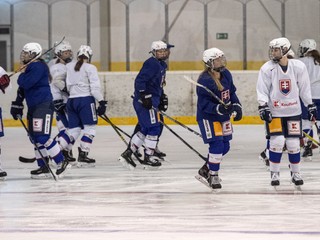 Slovenské hokejistky.