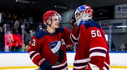 Rastislav Eliáš (vpravo so spoluhráčom Helsínk)