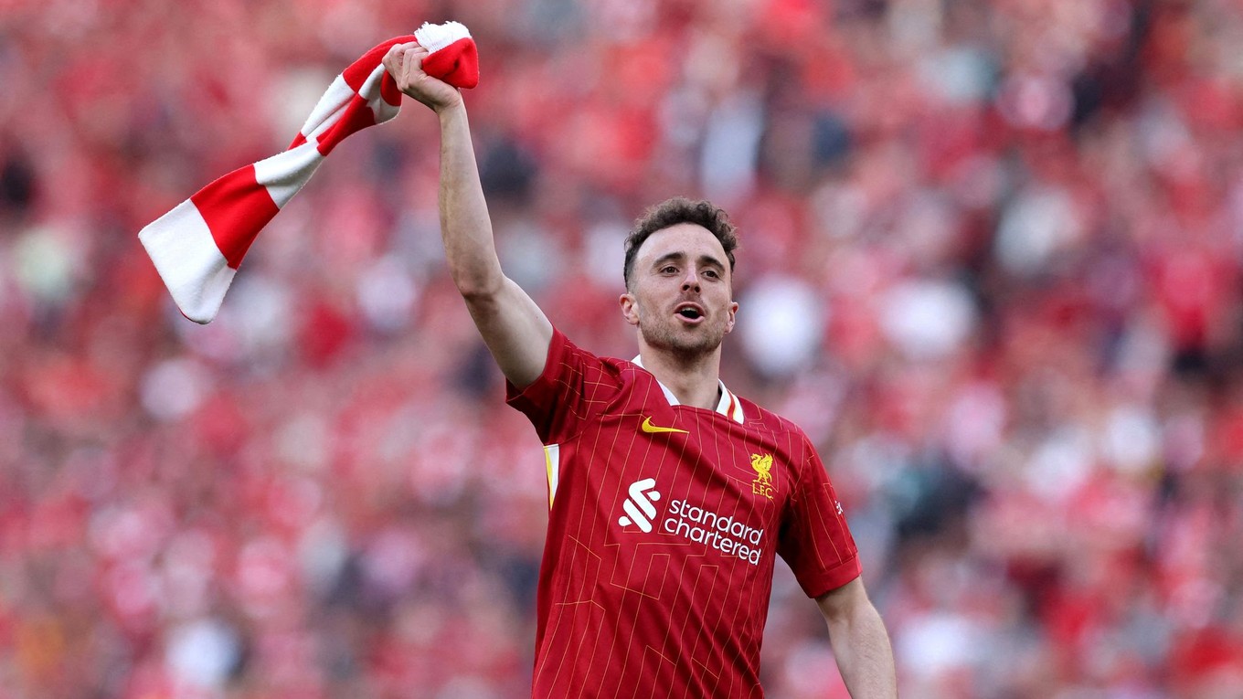 Diogo Jota v drese Liverpool FC