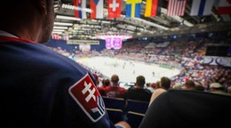 Momentka zo štadióna pred zápasom Slovensko - Poľsko na MS v hokeji 2024- 