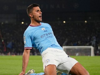 Rodriho gesto po strelení víťazného gólu vo finále Ligy majstrov. 