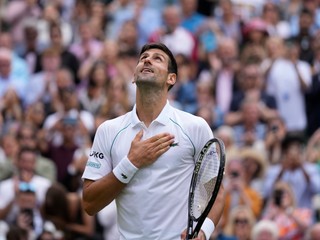 Novak Djokovič na Wimbledone 2021.