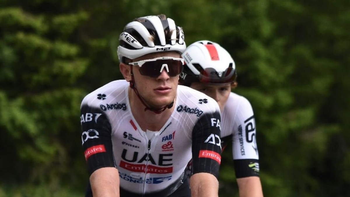 Slovenský cyklista Matthias Schwarzbacher. 