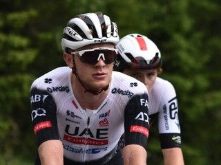 Slovenský cyklista Matthias Schwarzbacher. 