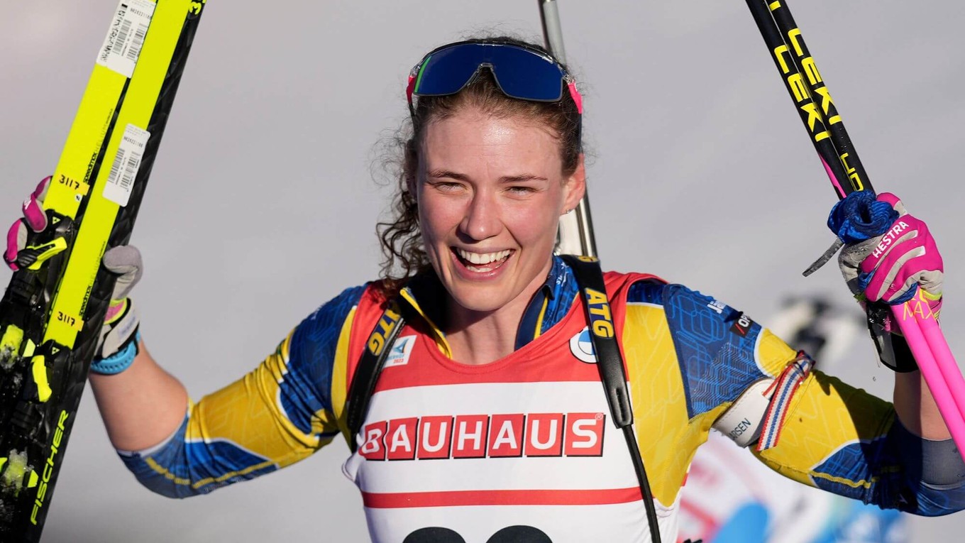 Hanna Öbergová vyhrala vytrvalostné preteky na MS v biatlone 2023.