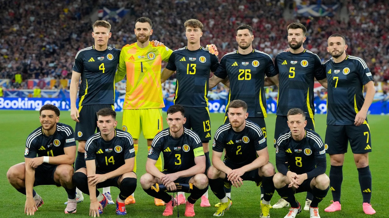 Futbalisti Škótska.