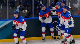 Slovenskí hokejisti na ZOH 2026.
