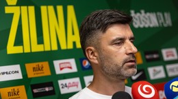 Na snímke hlavný tréner MŠK Žilina Pavol Staňo.