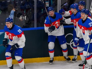 Slovenskí hokejisti na ZOH 2026.
