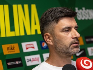 Na snímke hlavný tréner MŠK Žilina Pavol Staňo.