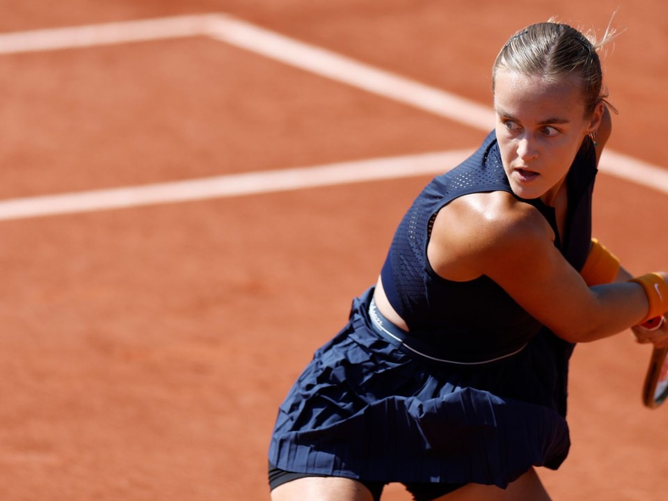 Anna Karolína Schmiedlová na Roland Garros 2023.
