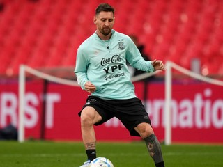 Na snímke argentínsky futbalista Lionel Messi.