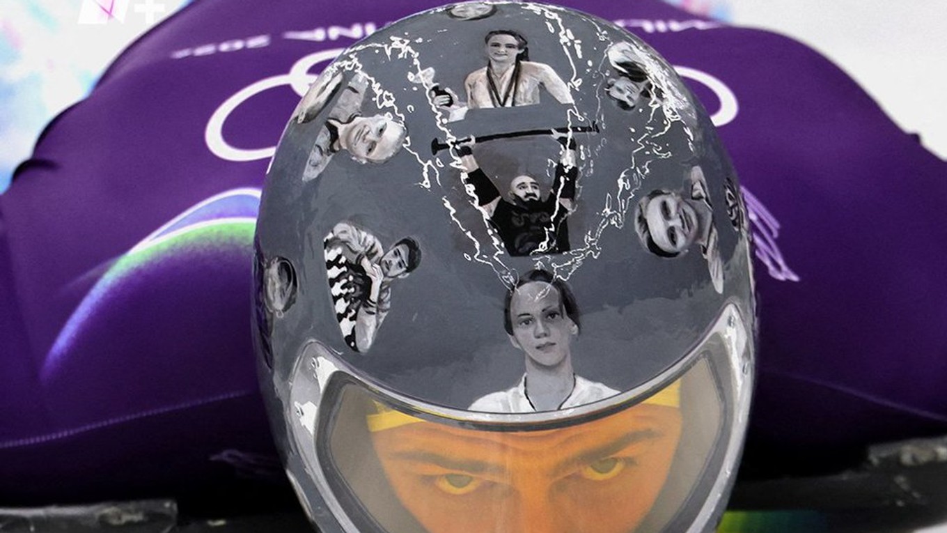 Vladislav Heraskevič a jeho prilba.