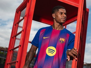 Marcus Rashford v drese Barcelony