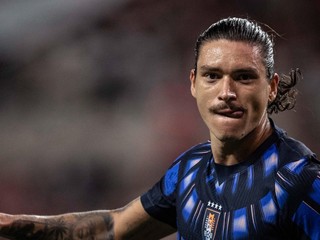 Darwin Nunez v drese Uruguaja.