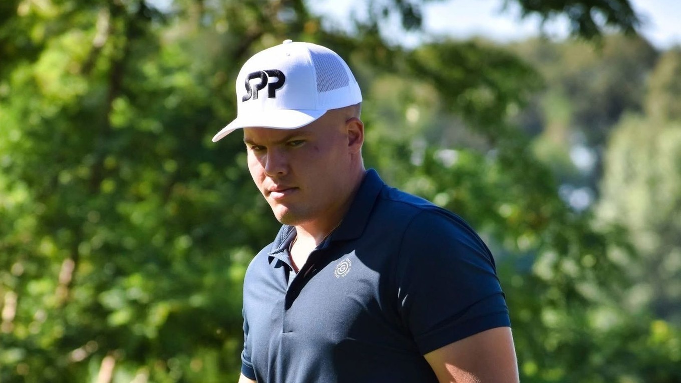 Slovenský golfista Tadeáš "Teddy" Teťák.