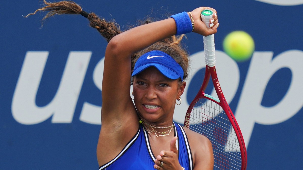 Americká tenistka Thea Frodinová počas zápasu na US Open 2026.