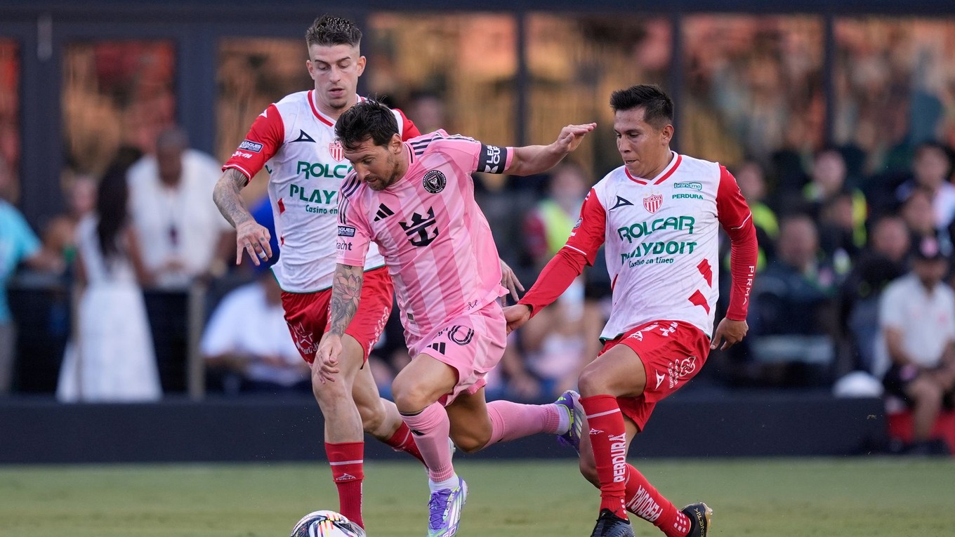 Argentínsky futbalista Lionel Messi vo farbách Interu Miami. 