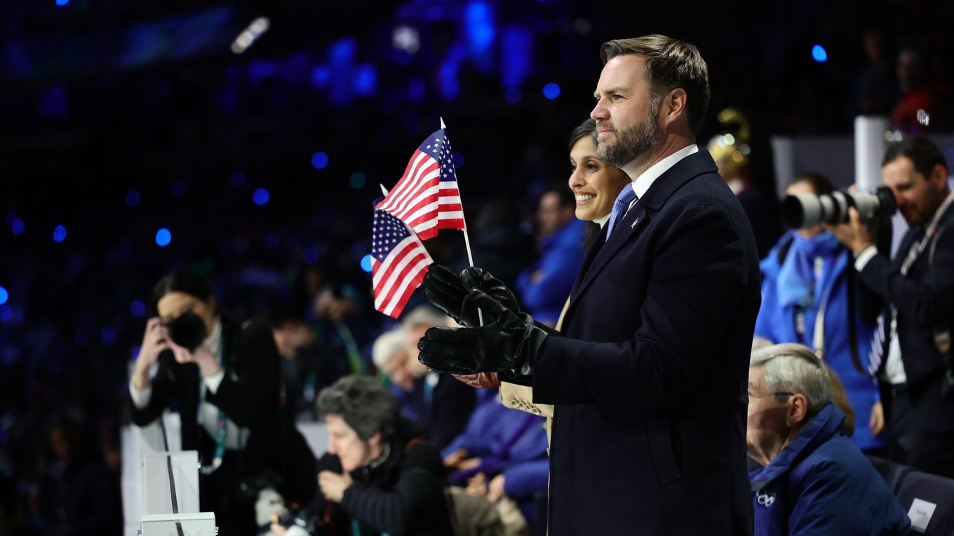 Americký viceprezident J. D. Vance počas otváracieho ceremoniálu