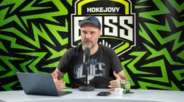 Filip Hudec počas nahrávania podcastu Hokejový BOSS NHL.