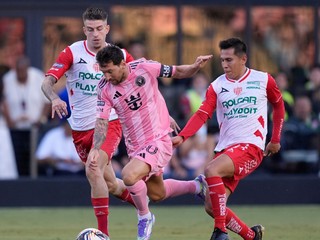 Argentínsky futbalista Lionel Messi vo farbách Interu Miami. 