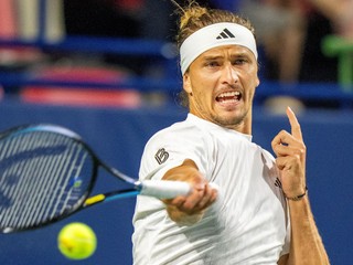 Nemecký tenista Alexander Zverev počas turnaja v Toronte 2025. 