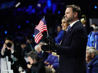Americký viceprezident J. D. Vance počas otváracieho ceremoniálu