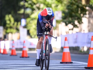 Viktória Chladoňová počas MS v cyklistike 2026 v Montreale.