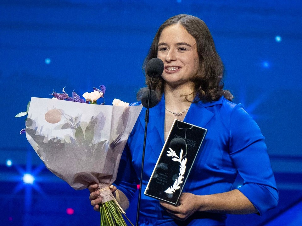 Na snímke vodná slalomárka Zuzana Paňková.