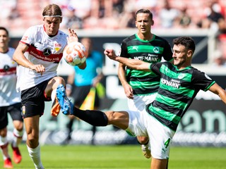 Zápas VfB Stuttgart - Greuther Fürth.