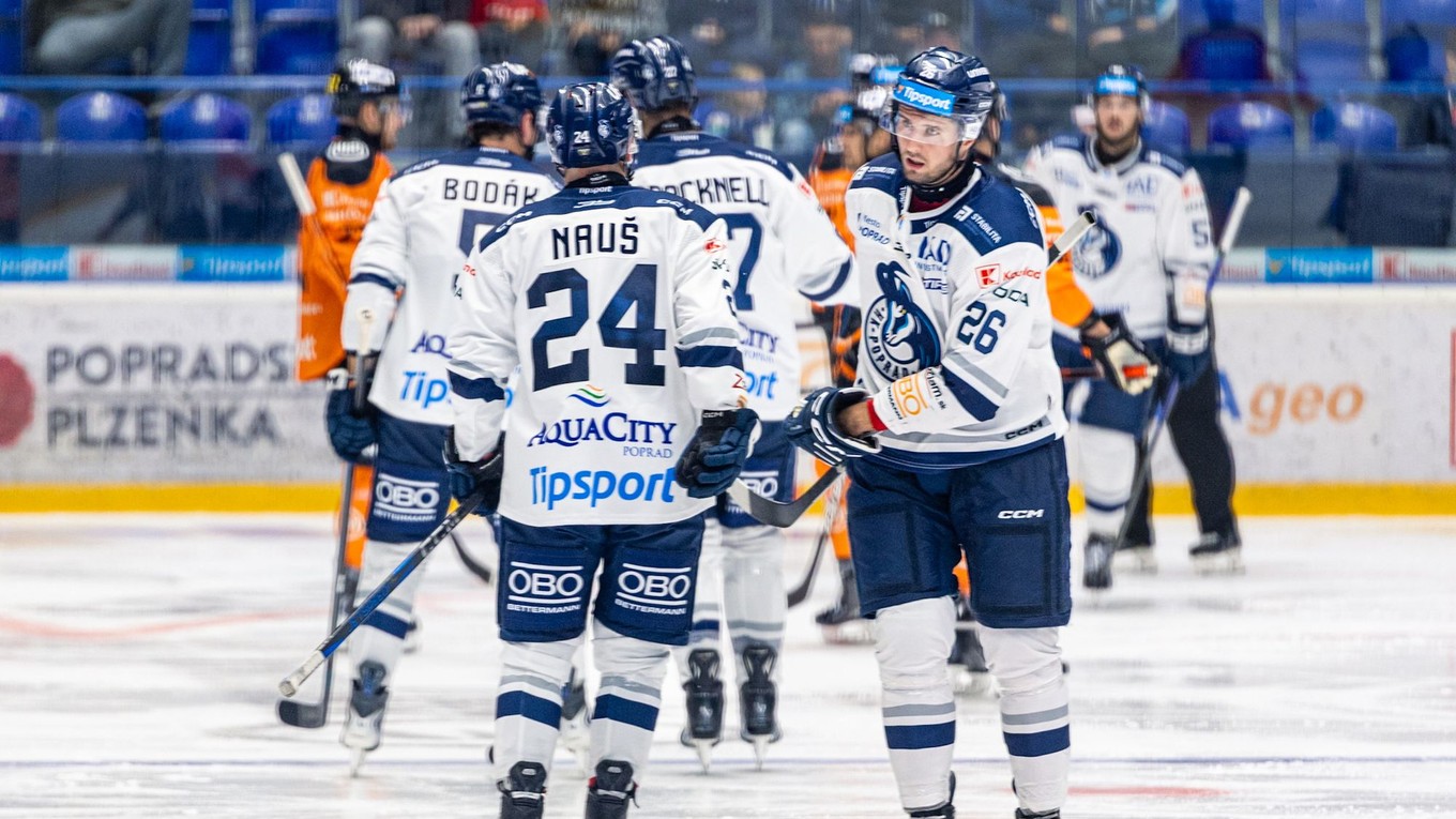Hokejisti HK Poprad.