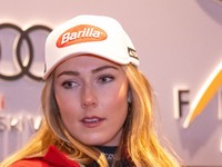 Americká lyžiarka Mikaela Shiffrinová.