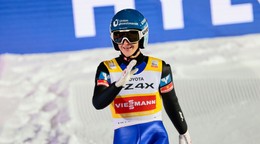 Rakúska reprezentantka v skokoch na lyžiach Eva Pinkelnigová.