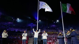 Záverečný ceremoniál počas ZOH 2026.