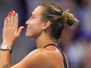 Aryna Sabalenková na US Open 2025.