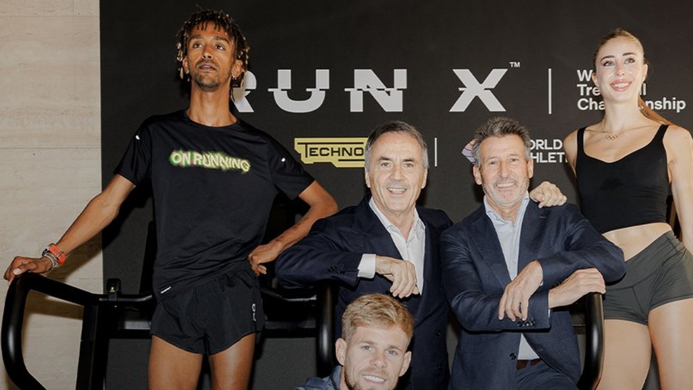 Prezentácia MS v behu na bežiacom páse.