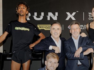 Prezentácia MS v behu na bežiacom páse.