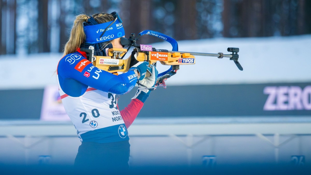 Paulína Bátovská Fialková vo vytrvalostných pretekoch v Kontiolahti