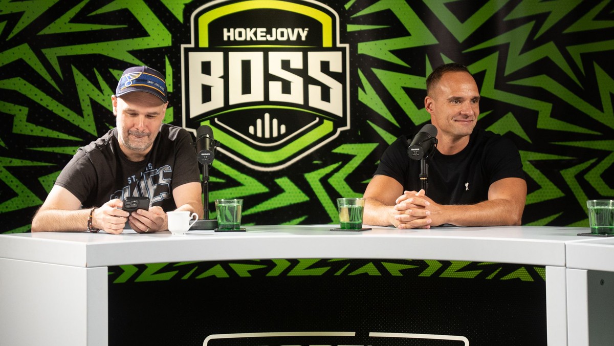 Filip Hudec a Andrej Sekera v podcaste Hokejový BOSS NHL.