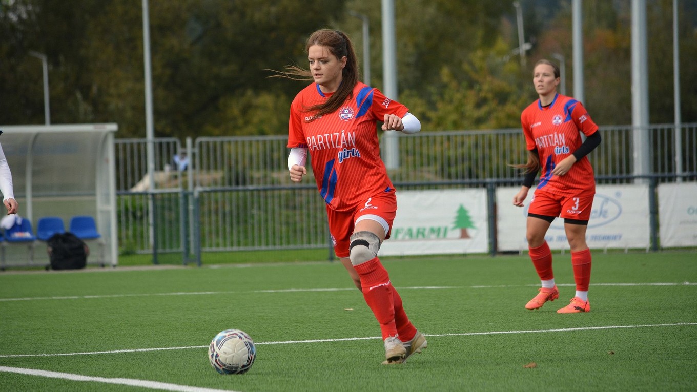 Mária Petrová v drese Partizán Bardejov.