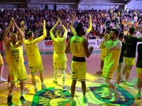 Radosť hráčov Levíc po postupe do finále.