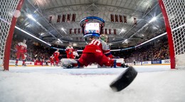 Momentka zo zápasu Kanada - Česko na MS U20.