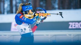 Paulína Bátovská Fialková vo vytrvalostných pretekoch v Kontiolahti