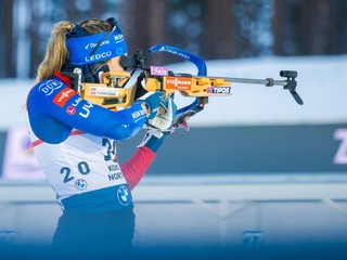 Paulína Bátovská Fialková vo vytrvalostných pretekoch v Kontiolahti