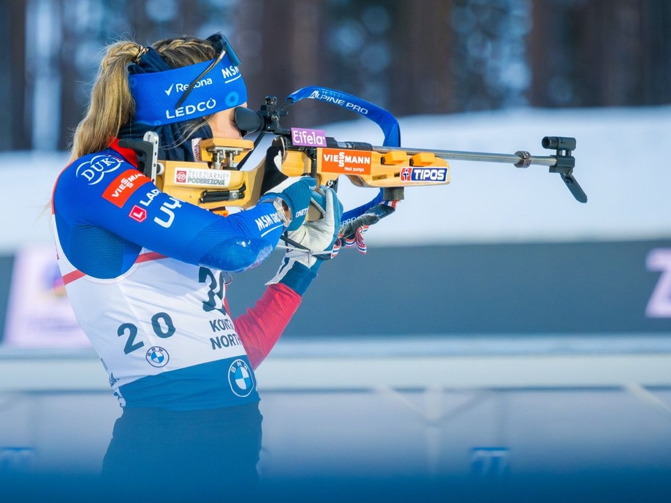 Paulína Bátovská Fialková vo vytrvalostných pretekoch v Kontiolahti