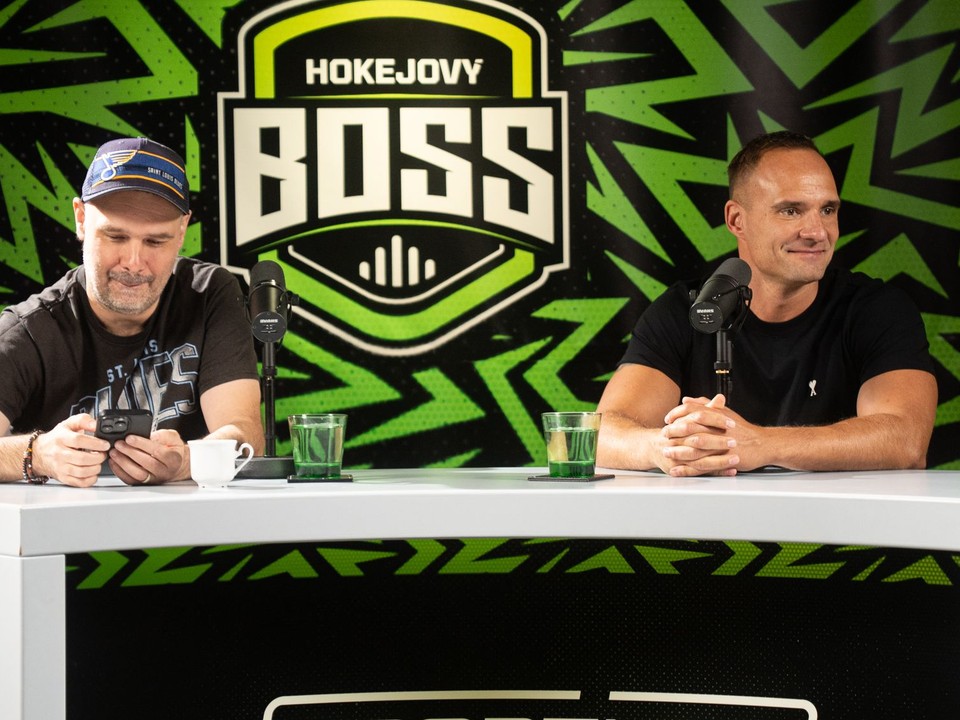 Filip Hudec a Andrej Sekera v podcaste Hokejový BOSS NHL.